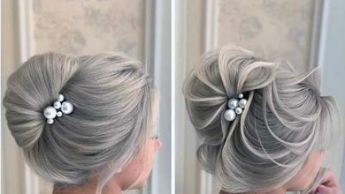 آموزش شینیون خطی ساده در منزل