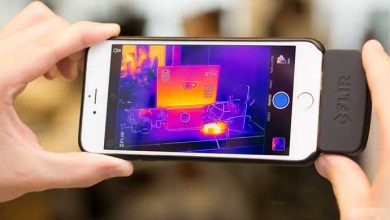 استفاده از اپلیکیشنهای دوربین برای ضبط تصاویر مادون قرمز