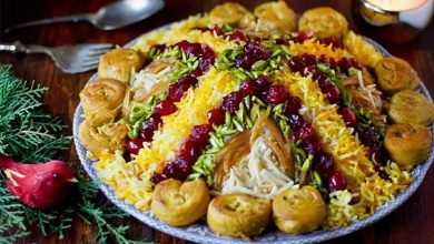 بهترین طرز تهیه غذای برنجی برای شام تولد