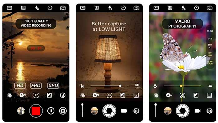 Manual Camera: DSLR Camera Professional – (مَنوال کَمِرا: دیاِسالآر کَمِرا پروفِشنال)