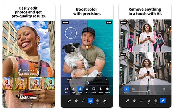 Adobe Lightroom Mobile – (اَدوبِی لایتروم موبایل )ترکیب دوربین حرفهای و ویرایش جدی