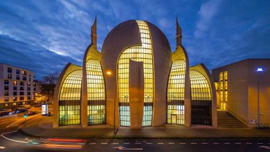 تصاویر بزرگترین مسجد در آلمان
