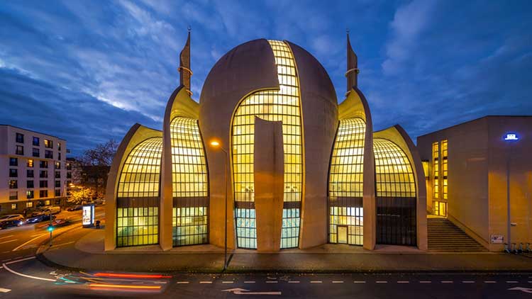 تصاویر بزرگترین مسجد در آلمان